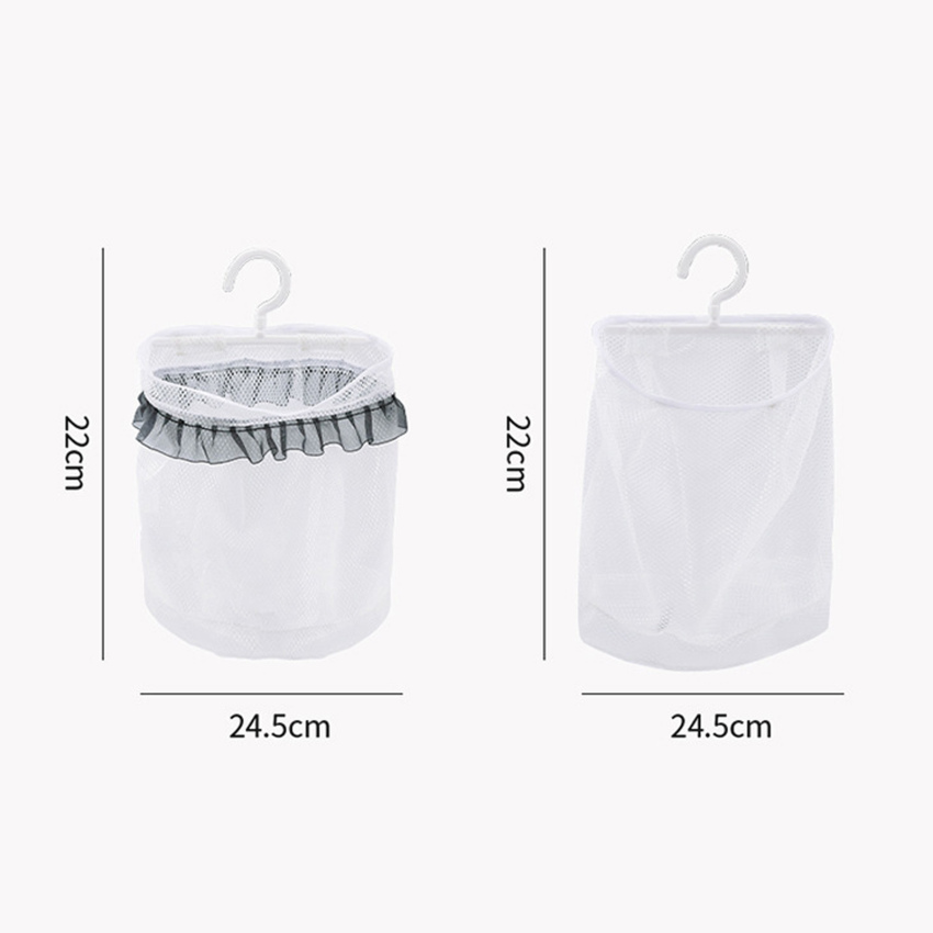 Treo Tường giặt lưu trữ Net quần áo bẩn đồ lặt vặt túi xếp đồ có thể gập lại giỏ phòng tắm túi lưu trữ Trái Cây Rau túi lưới