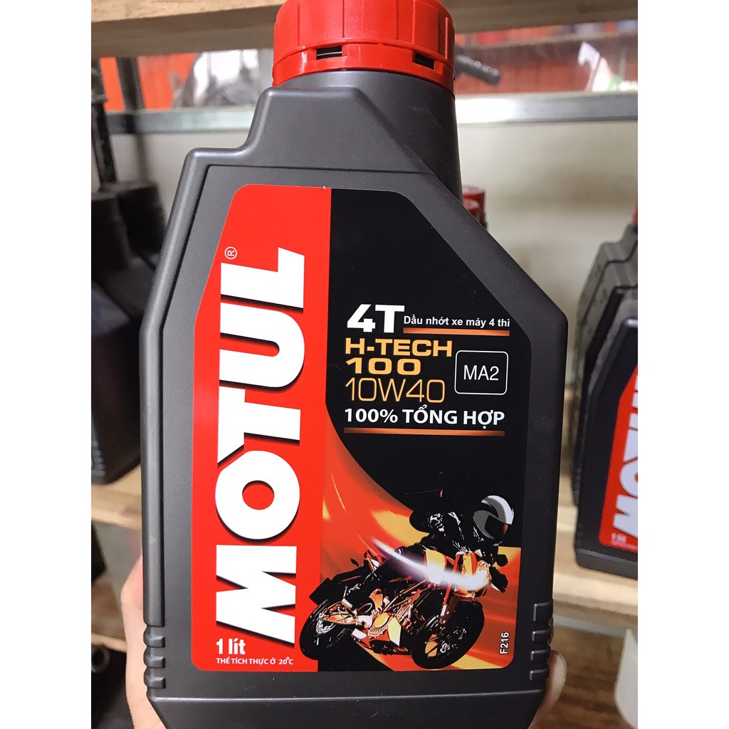 Nhớt motul htech h-tech 100 4t 10w40 h tech