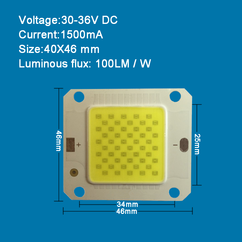 32v 12v 10w 20w 30w 50w Cob Led Flip Chip Lamp For Spotlight Floodlight Diy. 