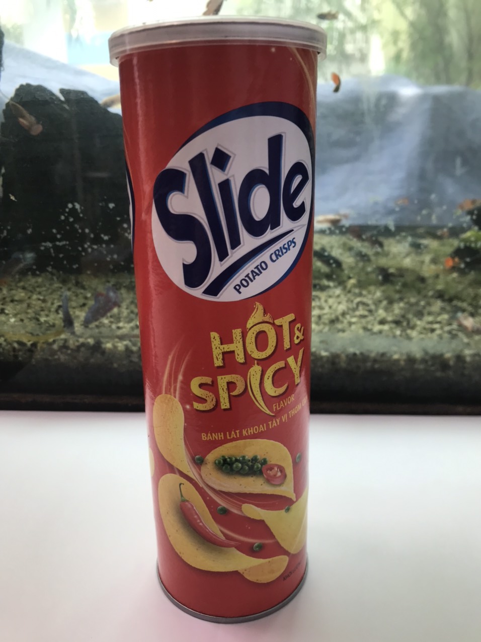 Snack Khoai Tây 90g Slide Vị Thơm Cay (Lon 90g)