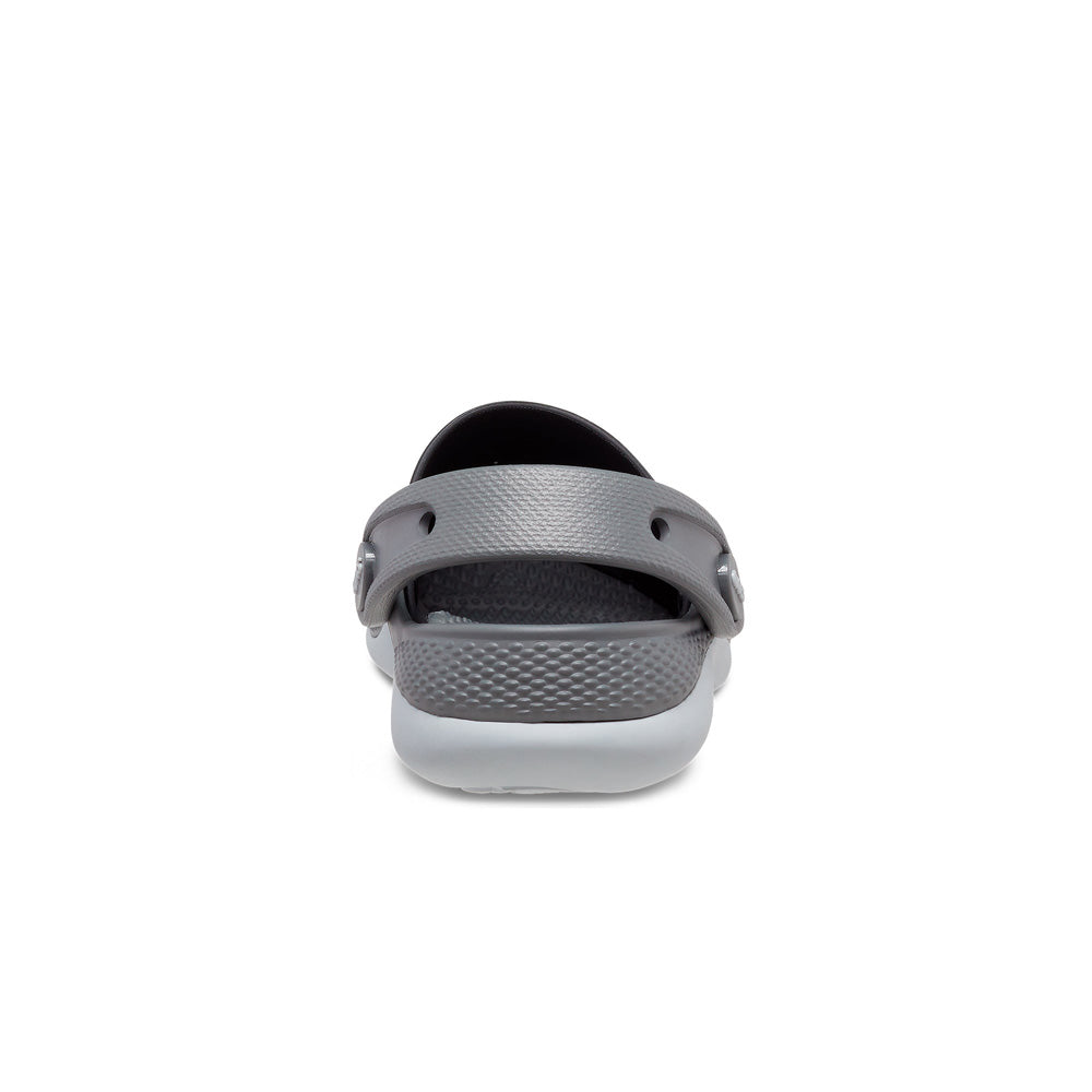 Giày Clog Trẻ Em Crocs Toddler Literide 360 - Black/Slate Grey