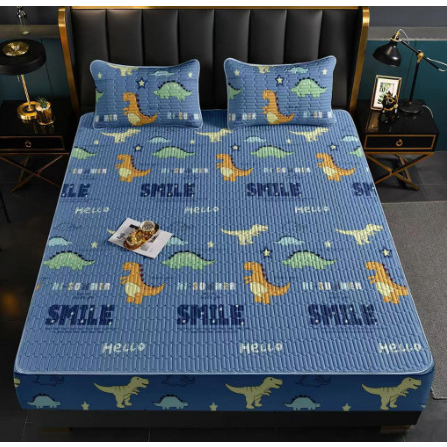 [ TẶNG KÈM 2 VỎ GỐI ] Chiếu Điều Hòa Cao Su Non Bo Chun (1m6/1m8/2m2) Mẫu Mới -