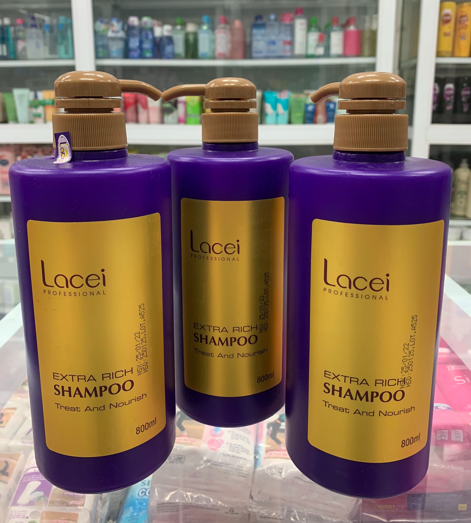 [HCM]Cặp gội xả Lacei Extra Rich 800ml