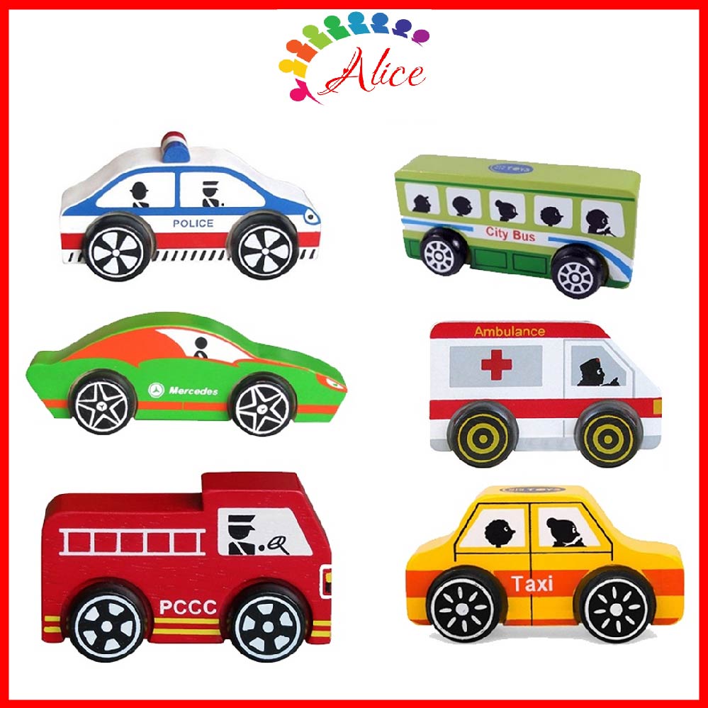 Mô hình Xe đồ chơi gỗ Winwintoys