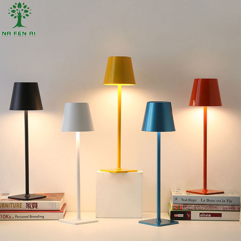NFA Table lamp atmosphere light touch modern simple American table dining room bedroom bedside study night light