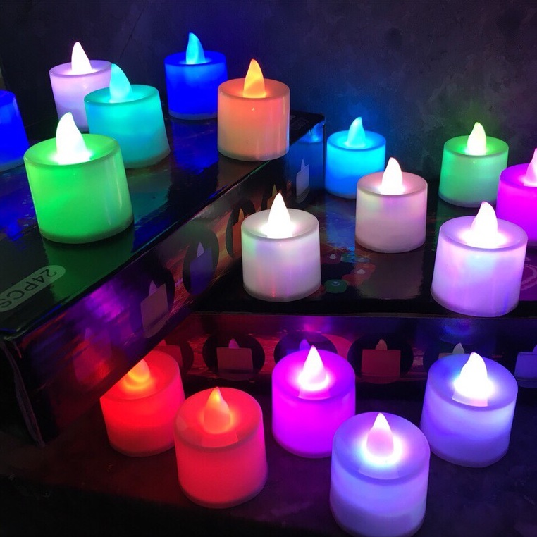 Nến điện tử mini,Nến tealight-nến sinh nhật <Kèm sẵn pin>