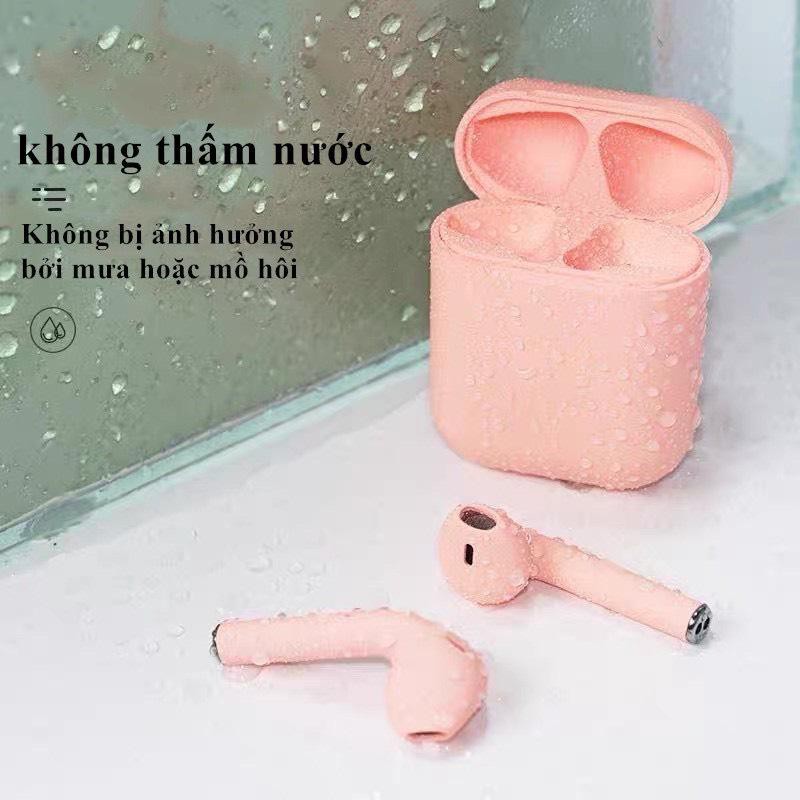 Tai Nghe Bluetooth Không Dây inpods i12 TWS tai nghe âm thanh pass chuẩn lọc âm tốt tai nghe không dây mini