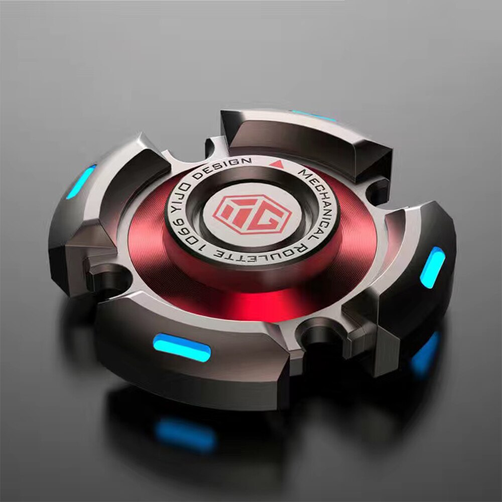 Fidget Spinner Luminous Glow At Night Light Hand Top Figet Spiner Finger Stress Decompression Kids Toys Fingertip Gyroscope Brain Teasers