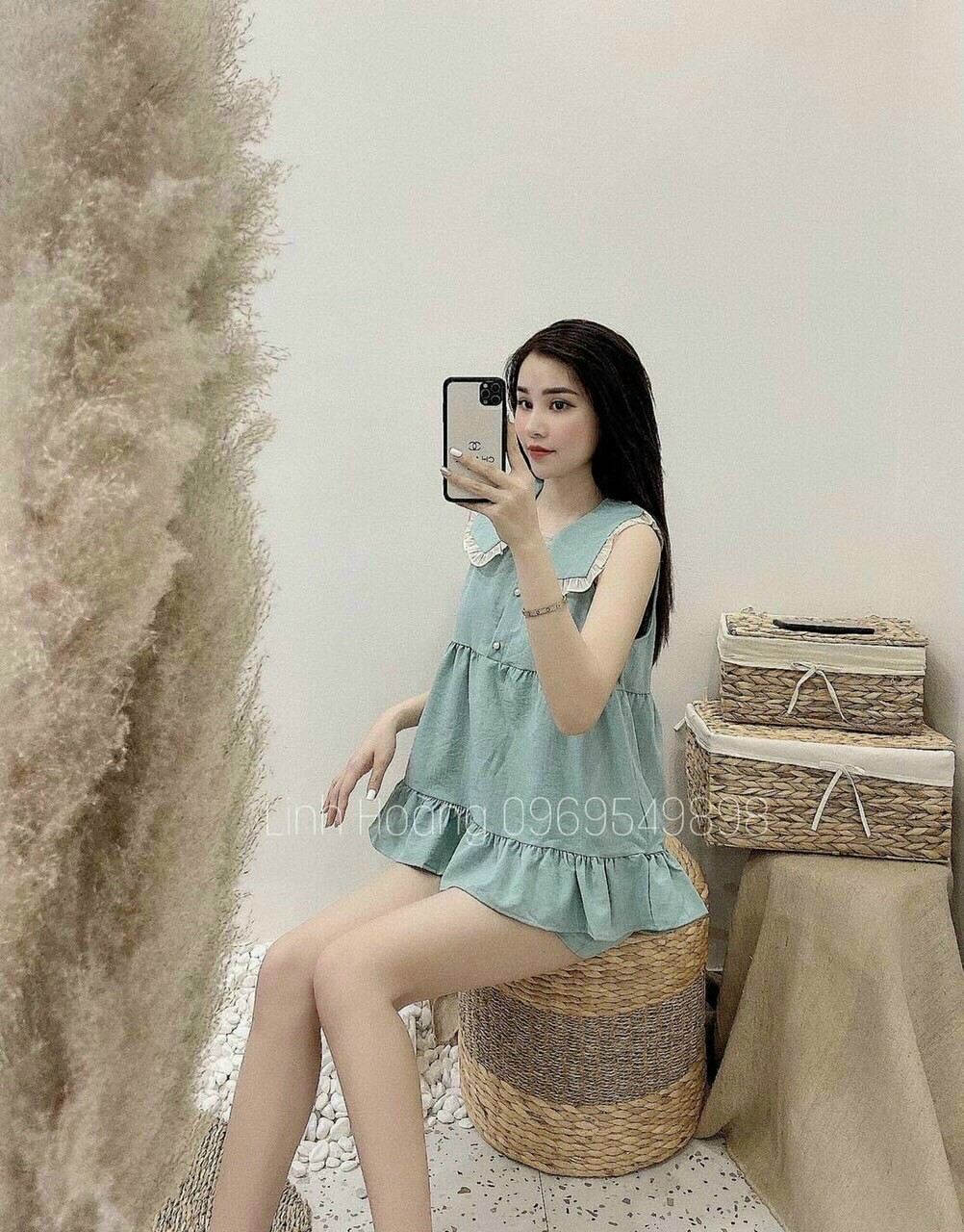 Sét bộ cổ sen siêu xinh