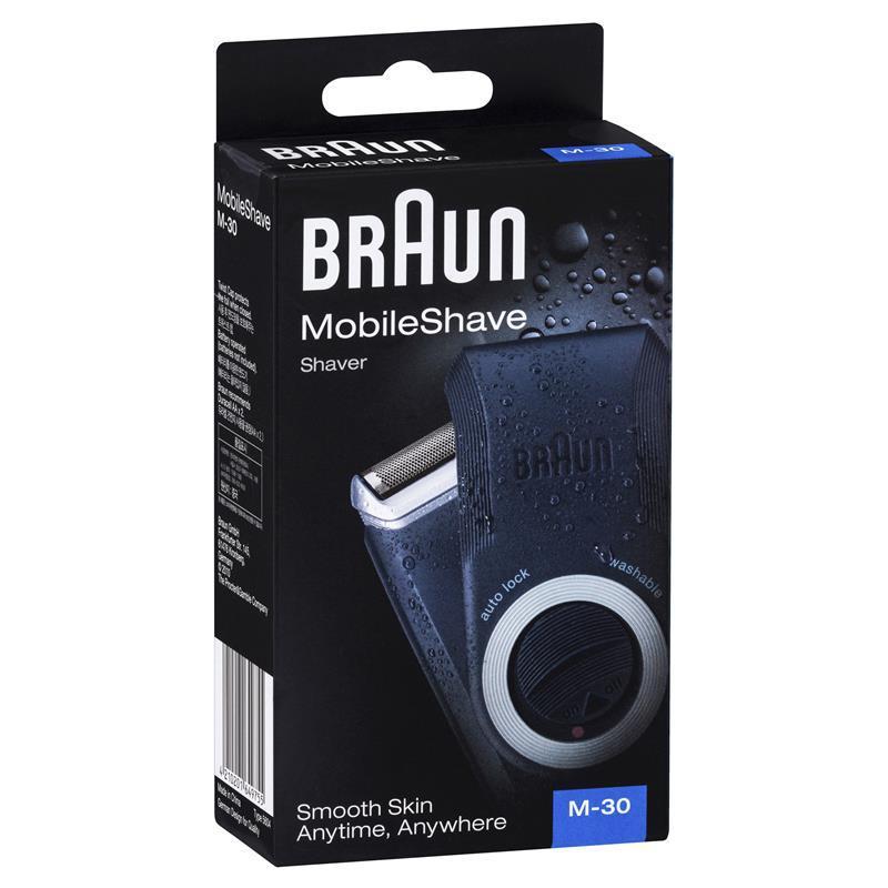 braun mobile shaver m30