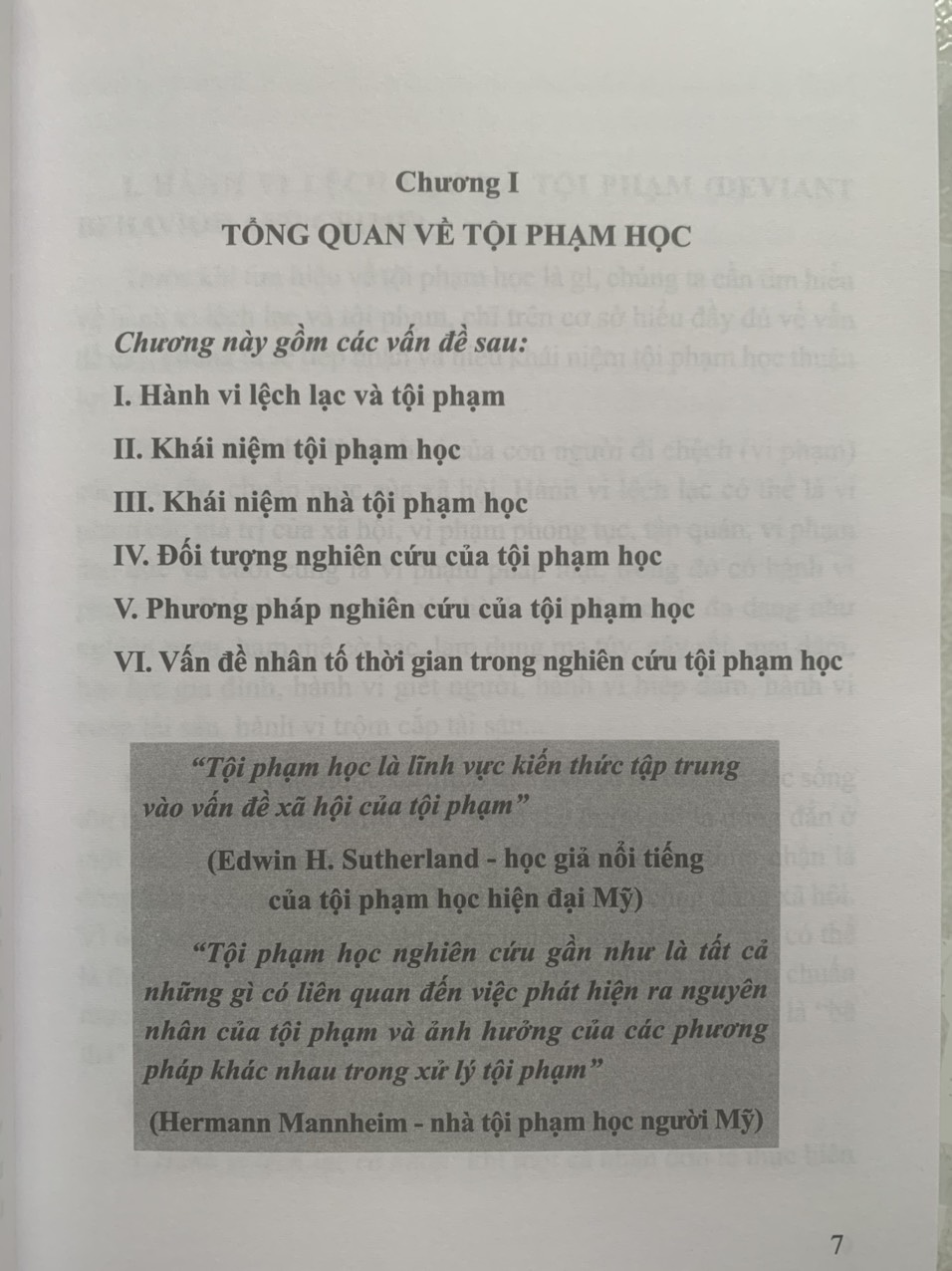 Tội Phạm Học Đương Đại