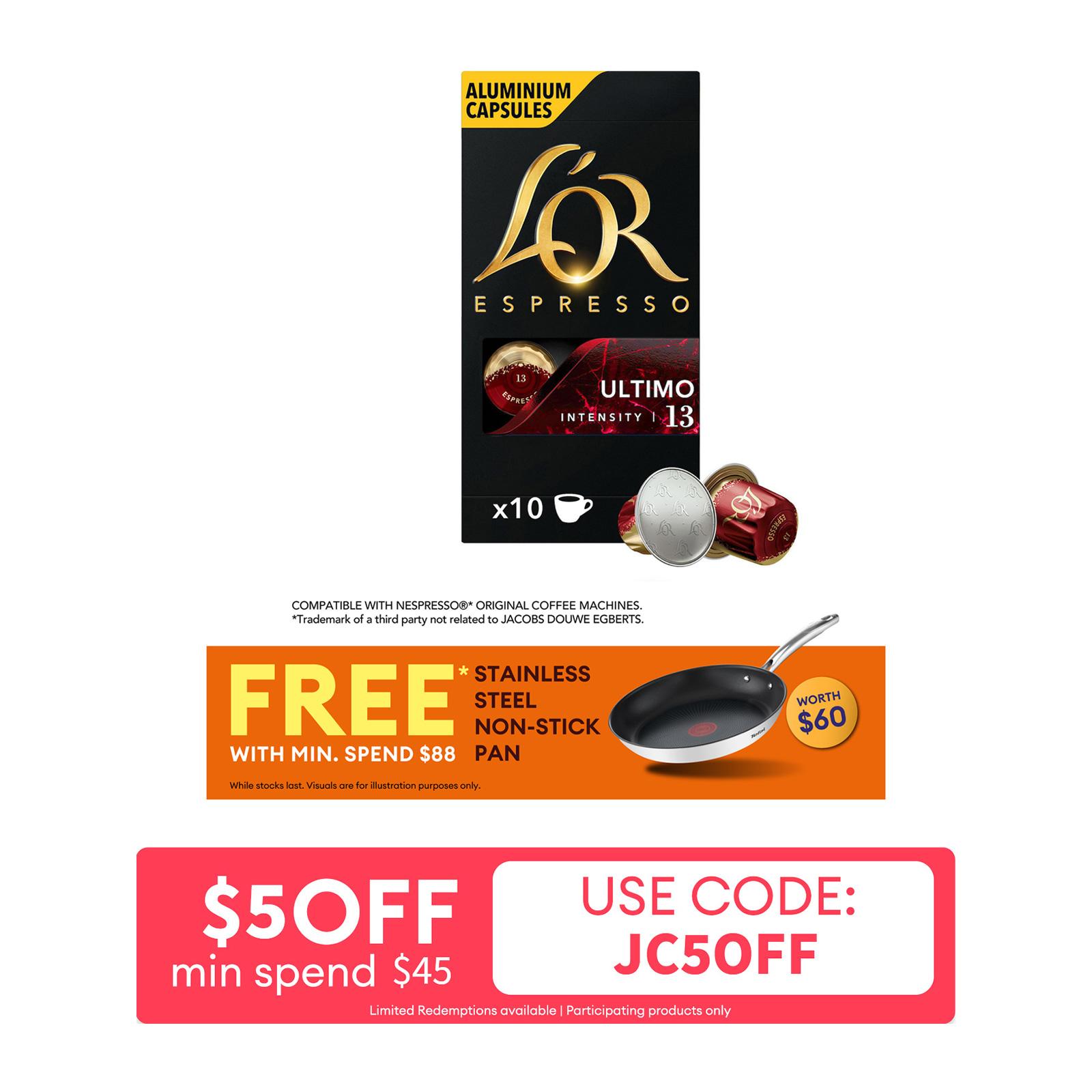 L'OR Espresso Ultimo Intensity 13 Nespresso Compatible Coffee