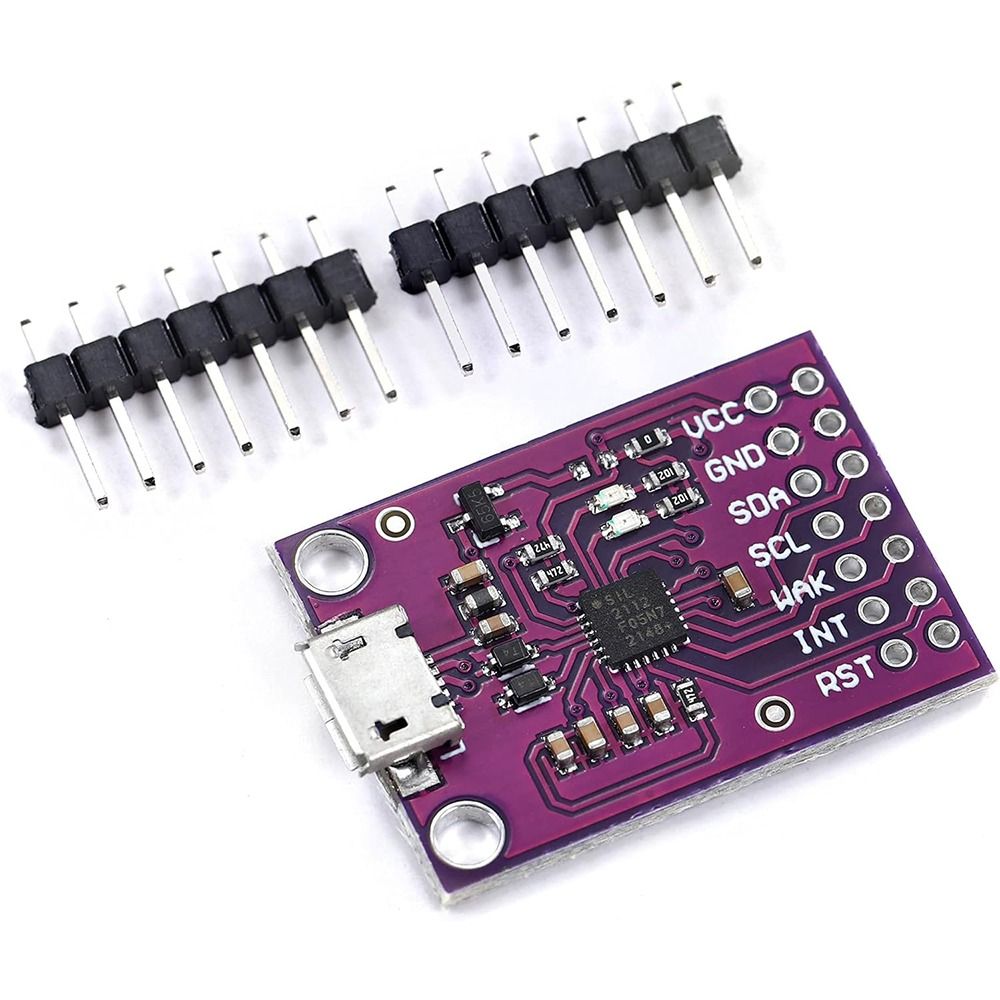 TDPTI76V8 USB To SMBus I2C CP2112 Debug Board 2.0 MicroUSB MCU-2112 2112 Evaluation Kit Sensor Blocks Communication Module CCS811 Sensor Module