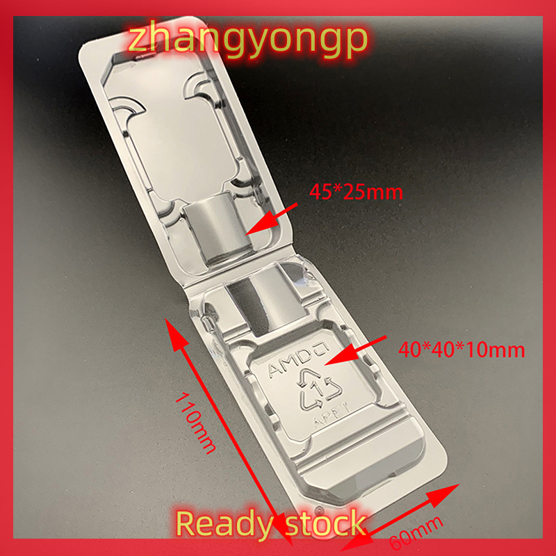 Legend 10pcs cpu vỏ sò khay hộp amd trường hợp chủ bảo vệ cho amd am2 am3 fm1 fm2