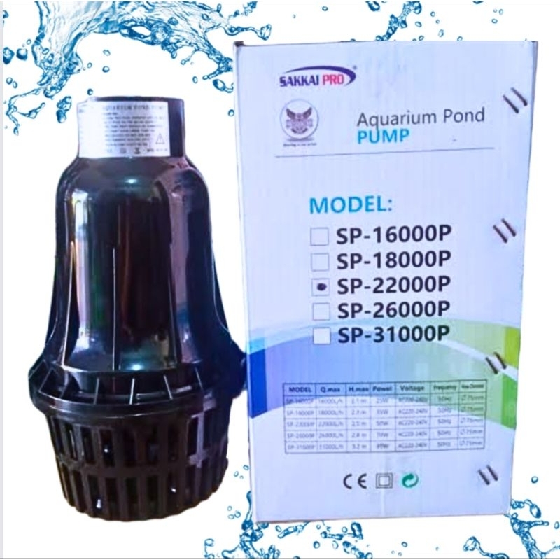 SAKKAI PRO SP 22000P POMPA KOLAM SUBMERSIBLE PUMP