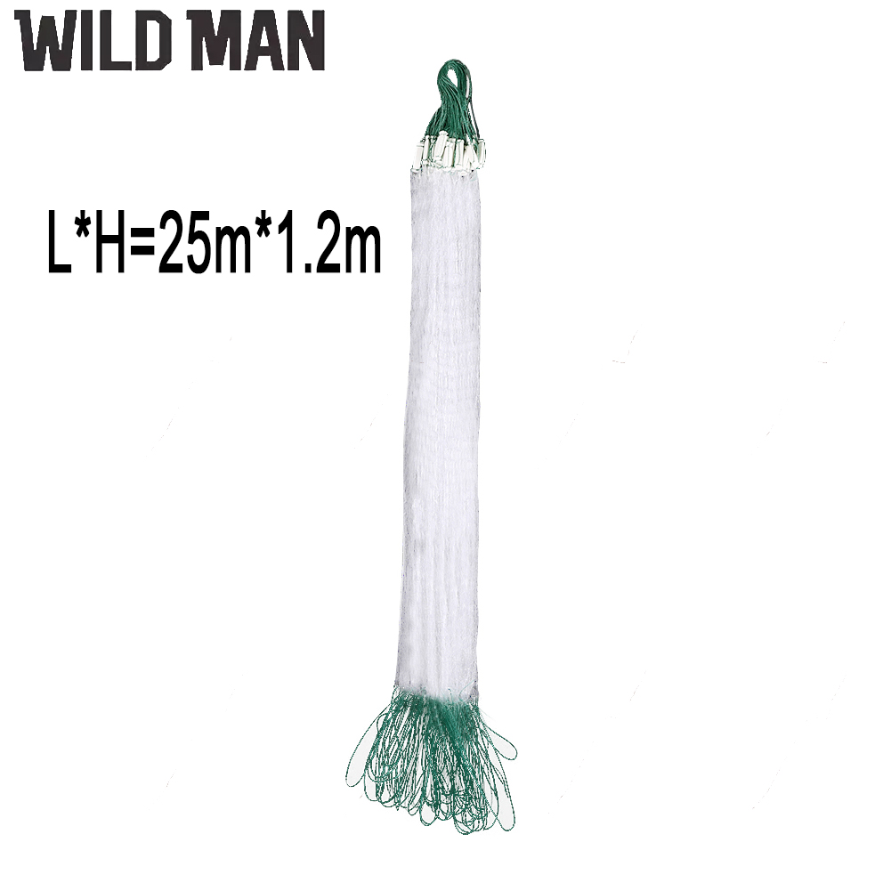 (Ready) Fishing Net Fish Mesh Trap Monofilament Gill Netting Outdoor
