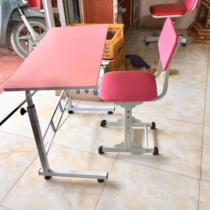 [Hàng Cao Cấp] Bộ bàn ghế tăng giảm chiều cao cho bé