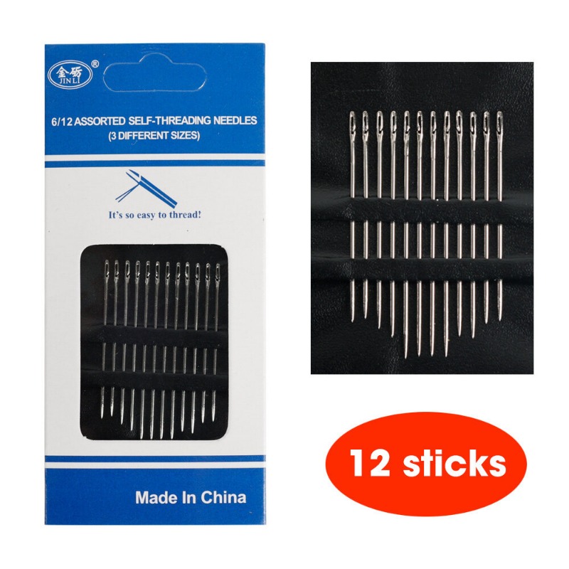 Dụng cụ xỏ kim tự động tự threading kim khâu nhanh chóng threading Kim Khâu pins DIY kim may threader phụ kiện