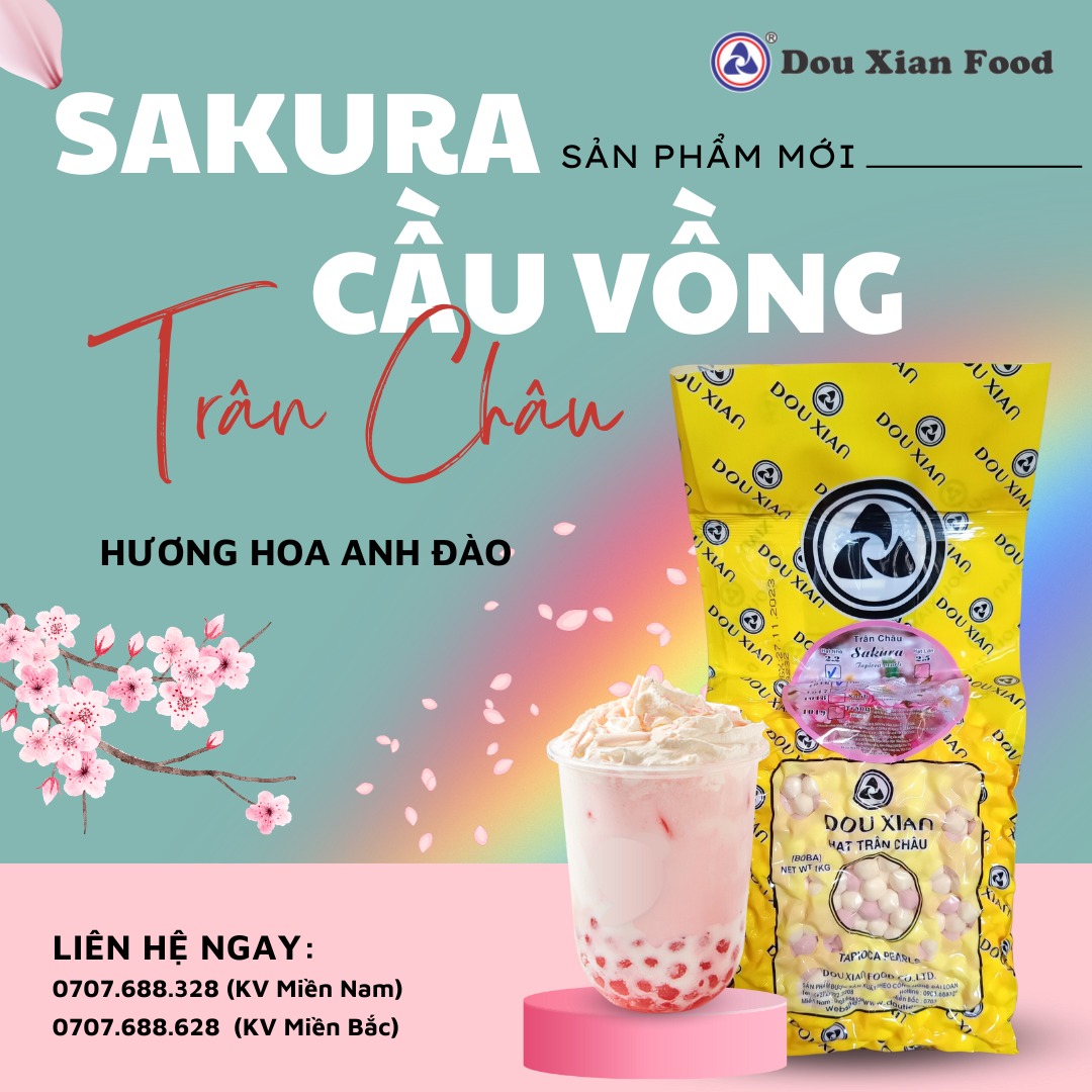 Trân châu douxian gói 1kg - cầu vòng