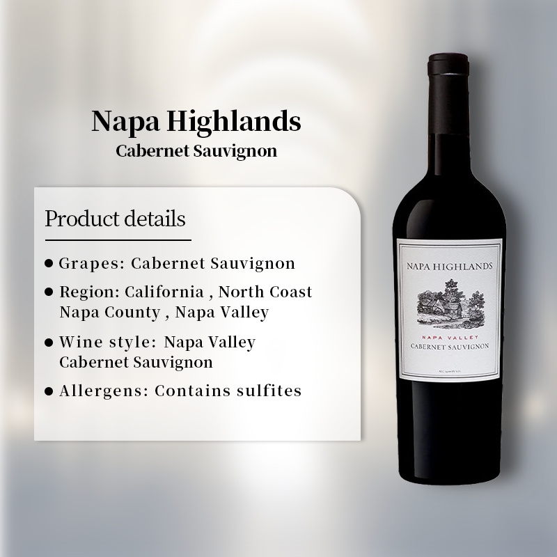 Napa Highlands Cabernet Sauvignon 2020 United States California