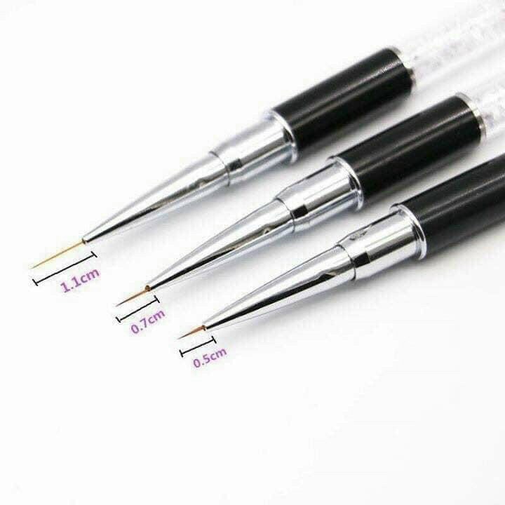 Cọ râu cán đá loại xịn - Mini Nails
