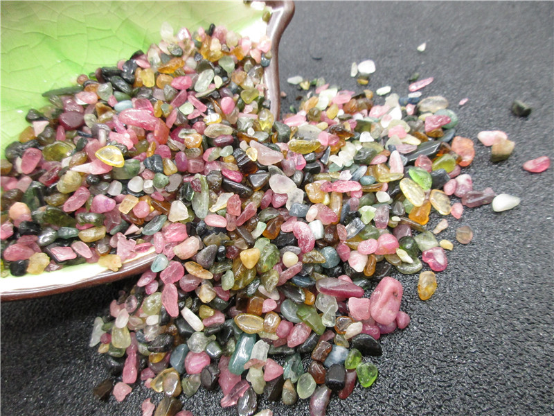 【Everyone is using it】Natural Verdelite Rubellite Rough Colorful Tourmaline Quartz Crystal Freedom Wholesale Stones And Minerals Tank Stone. 