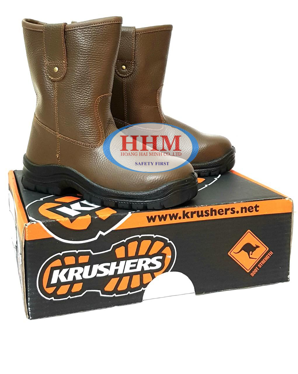 Ủng da bảo hộ cao cấp Krusher Texas - King's Úc