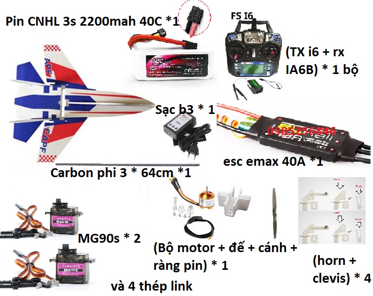 Combo full bộ su27/F22 bao đập đầy đủ cho người mới tập chơi - Hàng cao cấp