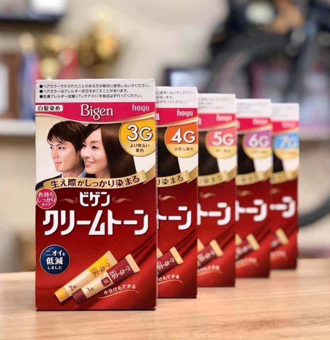 Thuốc nhuộm tóc Bigen Nhật Bản 80g