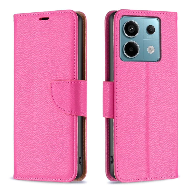 For Xiaomi Redmi Note 13 Pro Litchi Texture Pure Color Leather Phone Case