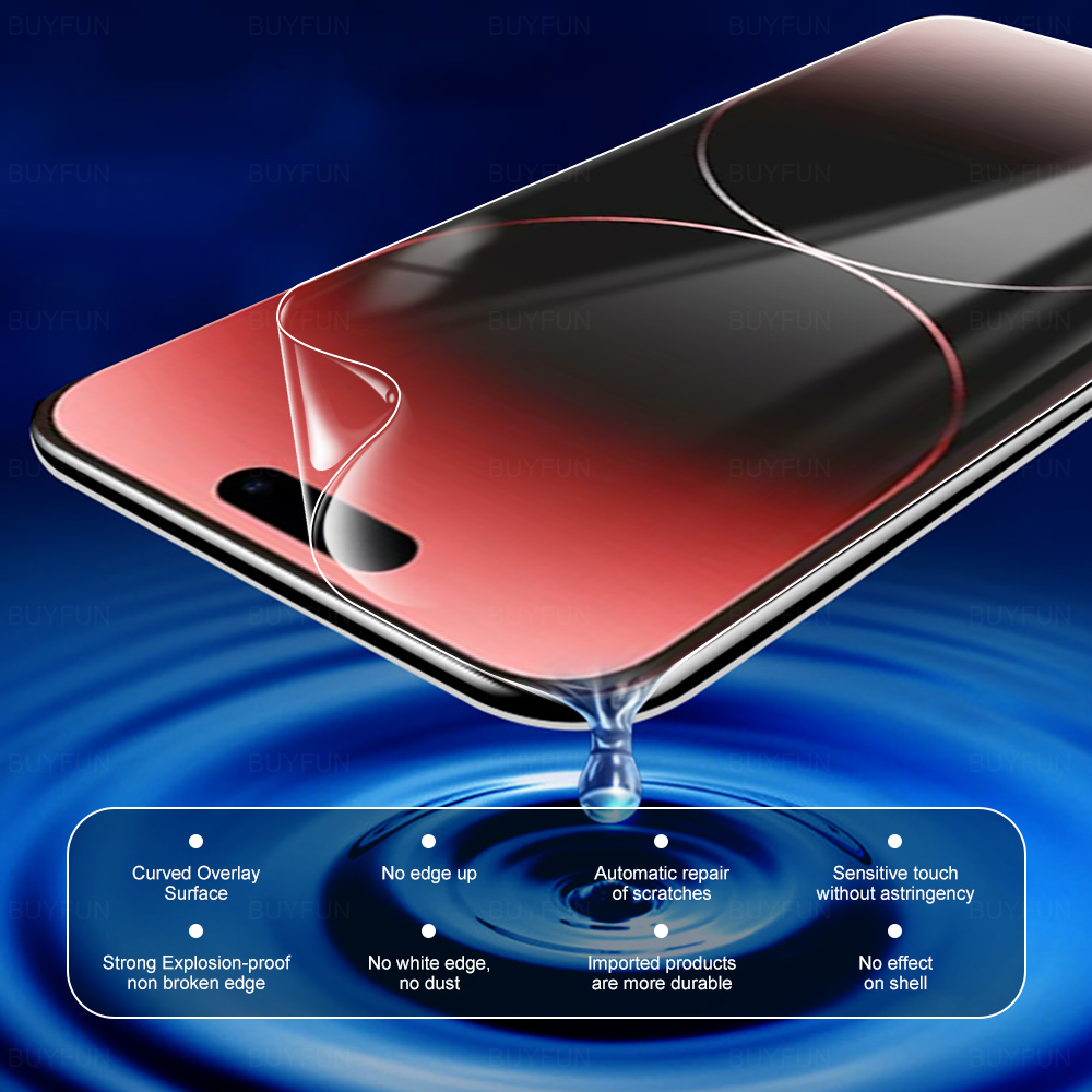 2-8in1 Hydrogel Film For iPhone 15 Pro Max Screen Protector Camera Glass iPhone15 Plus iPhone15Pro Ifone 15Pro 15Promax 15Plus