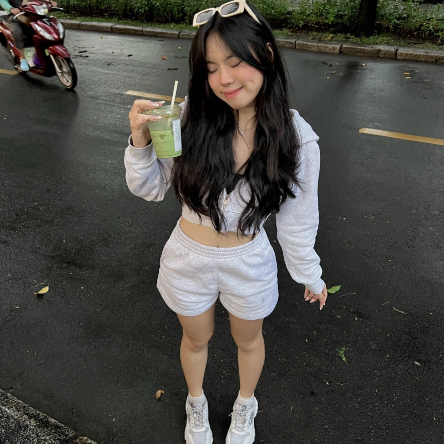 Quần Short thun nỉ cotton, Basic Sweatshorts AUGETY