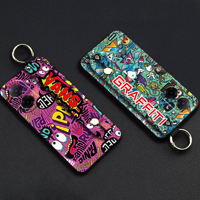 Back%20Cover%20Graffiti%20Phone%20Case%20For%20Redmi%20A5%204G/Xiaomi%20Poco%20C71%204G%20Wrist%20Strap%20Shockproof%20Kickstand%20Lanyard%20Waterproof%20-%20Image%203
