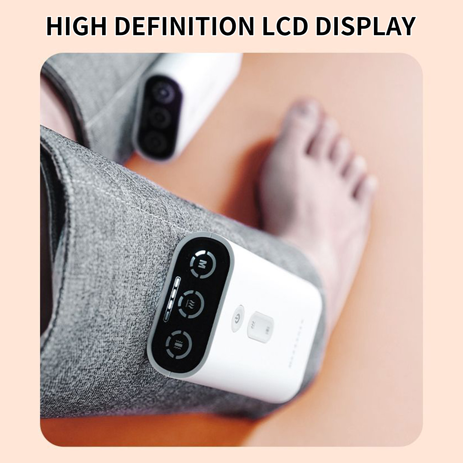 Leg Massager for Circulation USB Rechargeable Wireless Leg Massager for Recovery After Training or Workout