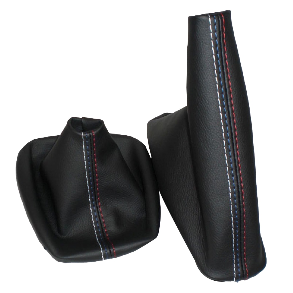 For bmw e36 e46 e34 e30 e28 z3 1998-2005 car gear shift stick manual handbrake gaiter shift gaiter boot dust cover car styling