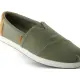 Toms Men Alp Fwd Vetiver Grey Herringbone Canvas / Tan Suede. 