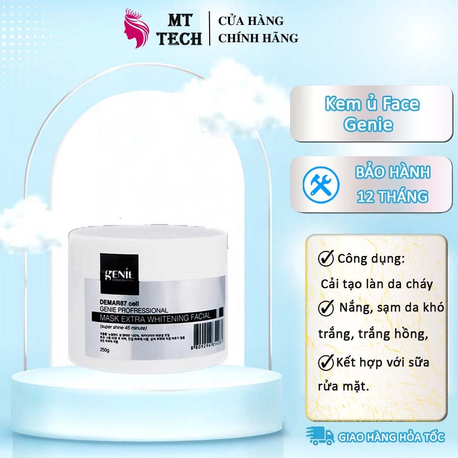 Kem ủ trắng mặt nhau thai cừu genie ủ face nhau thai cừu tươi korea.
