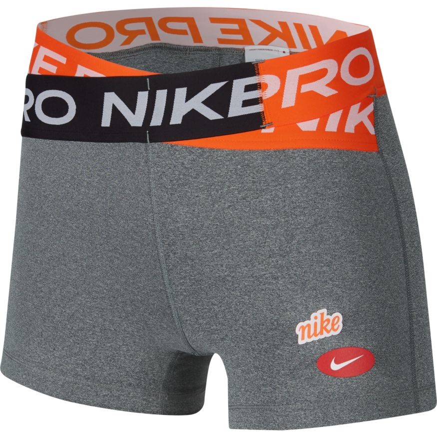 orange nike pro shorts