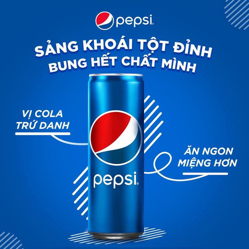 Thùng 24 lon Pepsi - 320ml/lon