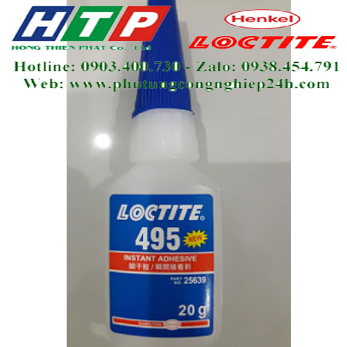 Hướng dẫn sử dụng keo loctite 495 - 20gr