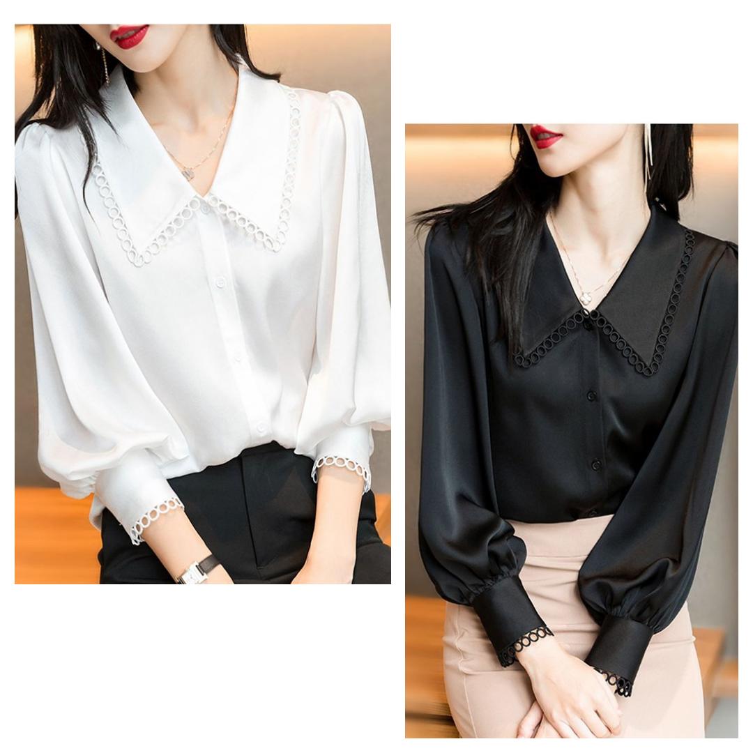 Áo kiểu bi cổ vuông tay lở beyeu1688- by3347c