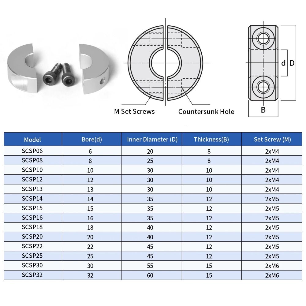 1Pcs%20Aluminum%20Alloy%20Fixed%20Locking%20Limit%20Ring%20Double%20Split%206-20mm%20Diameter%20Shaft%20Collar%20with%20Screws%20Separate%20Optical%20Axis%20-%20Image%206