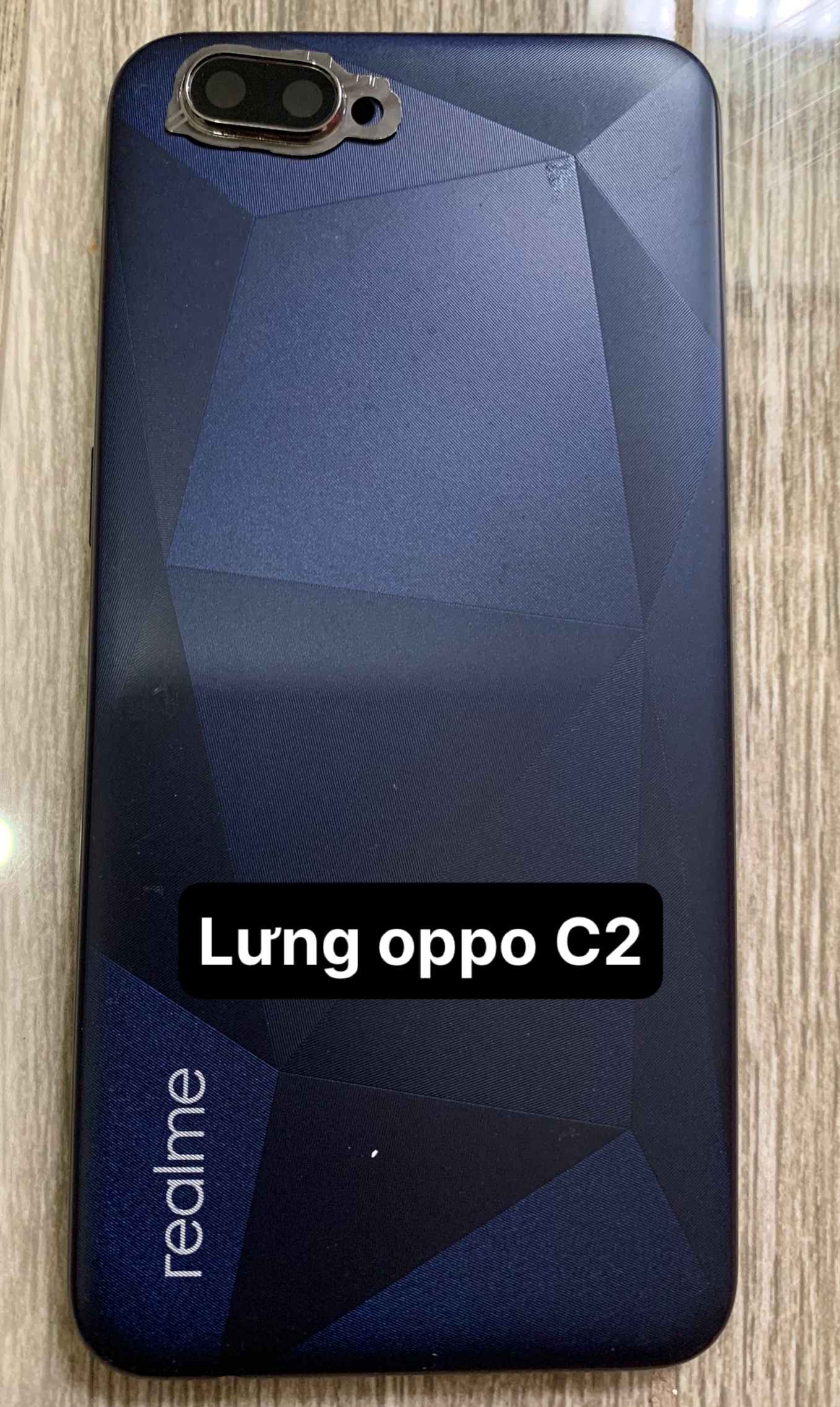 Vỏ nắp lưng điện thoại realme C2 ( miếng lưng, phím bấm, kính camera)