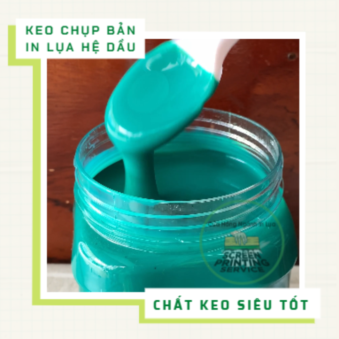 Keo xanh chụp bản hệ dầu