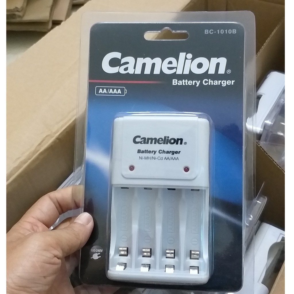Bộ Máy sạc pin AA, AAA - 1010B Camelion máy sạc pin 3A - PI0002