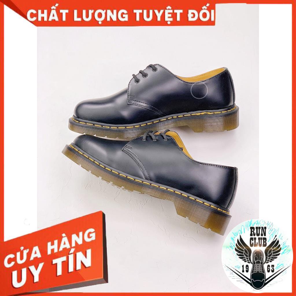[Ảnh thật] giầy Dr.Martens đen cổ thấp thời trang nam nữ