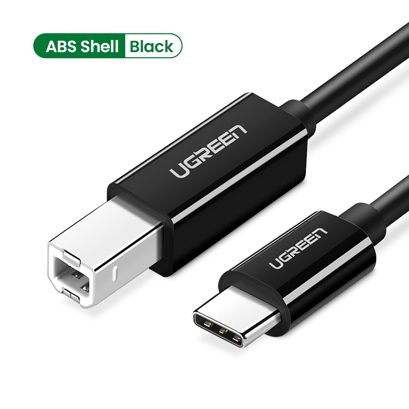 UGREEN USB C to USB Type B 2.0 Cable for New MacBook Pro HP Canon Brother Epson Dell Samsung Printer Type C Printer Scanner Cord