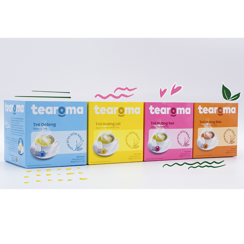 Trà Sen Túi Lọc Tearoma 20 x 2gr