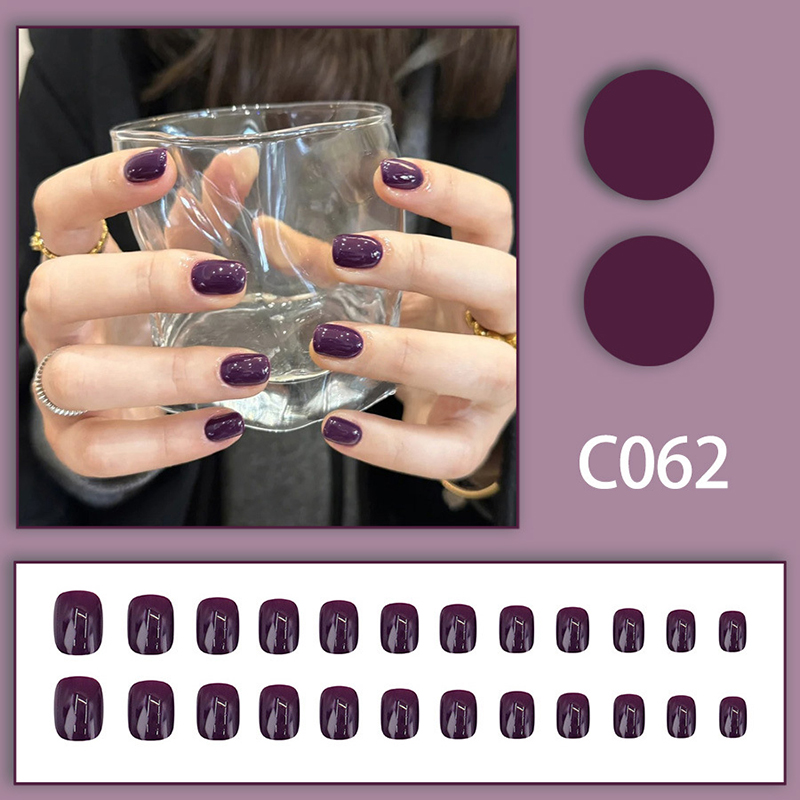 24Pcs%20Solid%20Color%20Press%20On%20Nails%20Gel%20On%20Painted%20Reusable%20Tips%20Fast%20Wearable%20DUJU%20-%20Image%204