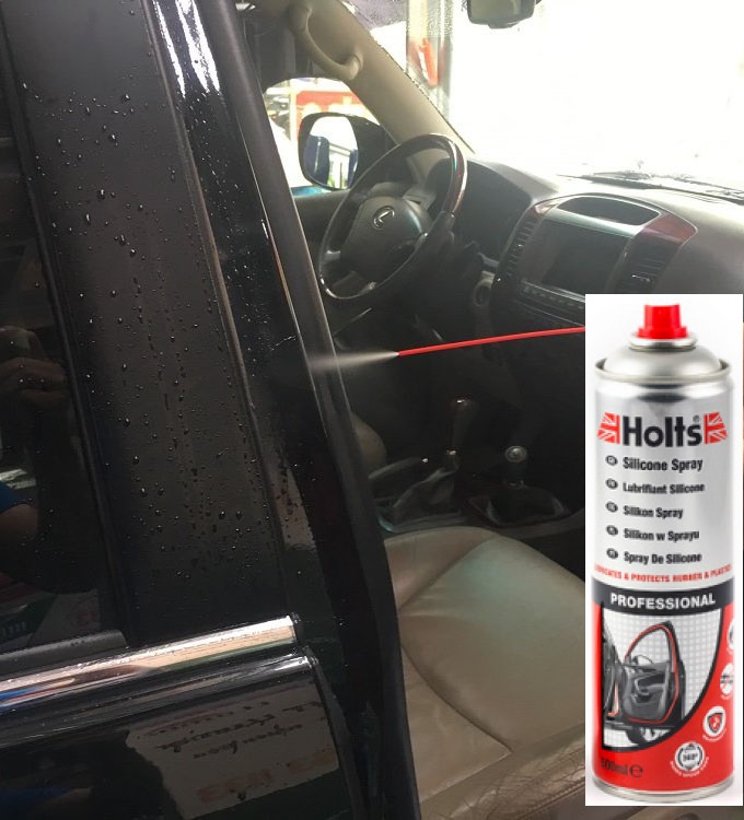 [HCM][ CHAI XỊT SILICONE BẢO VỆ CAO SU-NHỰA] Holts Silicone Spray 500ml
